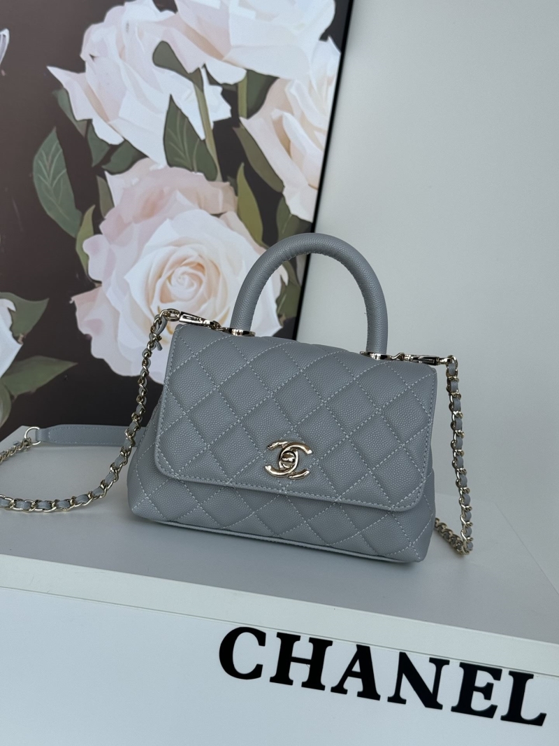 Ch**el top handle bags